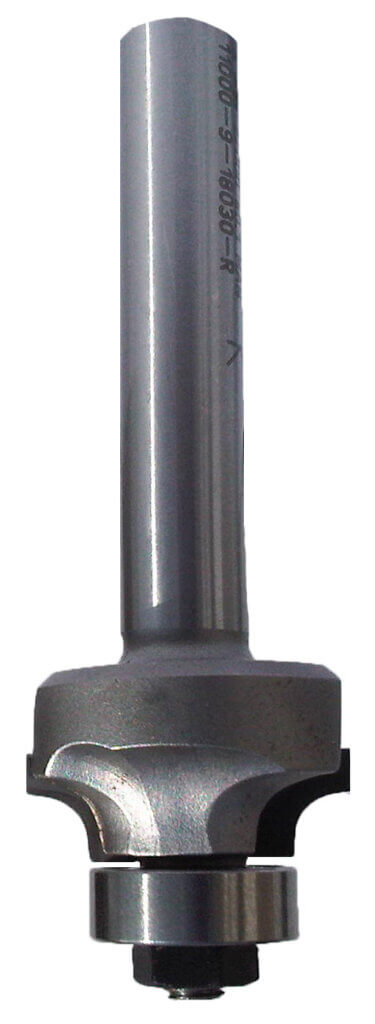 JSO Diamant-Abrundfräser DP mit 8 mm Schaft, Radius 5,0 mm und anlauflager