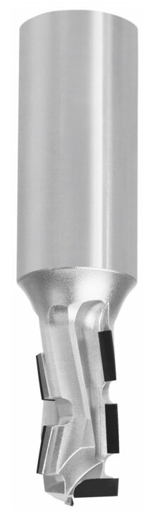 JSO Dianova-DUO Diamant-Nutfräser DP mit Rechtslauf, 18 mm Durchmesser, 53 mm Nutzlänge, zweischneidig Z=2 und massivem 25 mm Schaft.