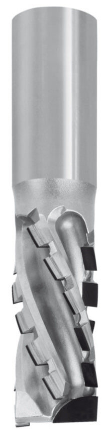 JSO Diatec-WOOD Diamant-Nutfräser DP mit Rechtslauf, 25 mm Durchmesser, 55 mm Nutzlänge, Z=2+2 Schneidenanordnung und robustem 25 mm Schaft.