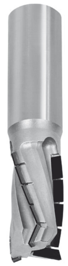 JSO Diamatic-Plus Diamant-Nutfräser DP mit Rechtslauf, 25 mm Durchmesser, 45 mm Nutzlänge, dreischneidiger Z=3 Bestückung und massivem 25 mm Schaft.