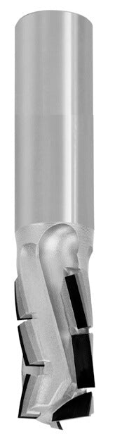 JSO Diamatic-TRIO Diamant-Nutfräser DP mit Rechtslauf, 16 mm Durchmesser, 29 mm Nutzlänge, dreischneidiger Z=3 Bestückung und präzise geschliffenem 20 mm Schaft.