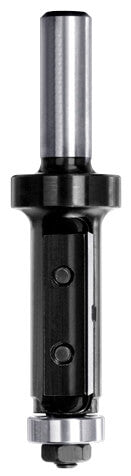 JSO Wendeplatten-Bündigfräser 12mm mit 25mm Nutzlänge und 6mm Schaft – Wechselmesser-System für Kantenfräsen