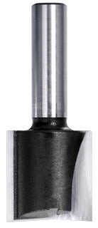 JSO Nutfräser in kurzer Ausführung mit zwei breiten Hartmetall-Schneiden und einem präzisen 8 mm Schaft.