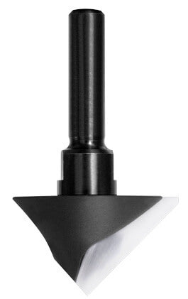 JSO Wendeplatten-V-Nutfräser 90 Grad, Durchmesser 40 mm mit Aufnahme Schaft 8 mm.
