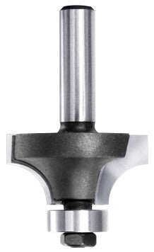 Produktansicht JSO Abrundfräser Radius 9,5 mm Hartmetall mit stabilem 8 mm Schaft und montiertem 12,7 mm Anlauflager.