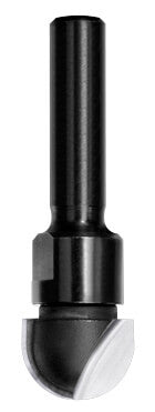 JSO HW-bestückter Hohlkehlfräser, Radius 8 mm, 16 mm Durchmesser und 8 mm Schaftaufnahme.