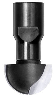 JSO HW-bestückter Hohlkehlfräser mit 12,7 mm Radius, 25,4 mm Durchmesser und M12-Innengewinde-Aufnahme.