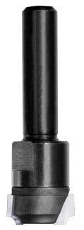 JSO Viertelstabfräser Radius 2 mm mit Hartmetallschneiden, 6 mm Schaft, Ausführung ohne Anlauflager für CNC und Oberfräse.