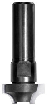 JSO Viertelstabfräser Radius 5 mm mit Hartmetallschneiden, massivem 12 mm Schaft, Ausführung ohne Anlauflager für CNC-Maschinen und professionelle Oberfräsen.