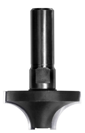 JSO Viertelstabfräser Radius 12,7 mm mit Hartmetallschneiden, massivem 12 mm Schaft, Ausführung ohne Anlauflager für industrielle CNC-Anlagen und stationäre Fräsen.
