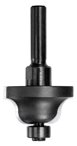 JSO Karnis-Profilfräser mit Hartmetall-Schneiden, 8 mm Schaft und integriertem 12 mm Anlauflager für markante S-Profile.