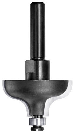 JSO S-Profilfräser mit Hartmetall-Schneiden, stabilem 8 mm Schaft und kugelgelagertem 9 mm Anlauflager für die präzise Kantenführung.
