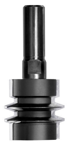 JSO Verleimfräser HW mit zwei präzisionsgeschliffenen Hartmetallschneiden zur Oberflächenvergrößerung bei Holzverbindungen und einem massiven 12 mm Schaft.