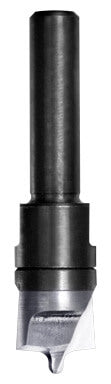 JSO Ziernutfräser mit Hartmetall-Schneiden und 6 mm Schaft – kompakter Paneelfräser für dekorative Oberflächengestaltung.