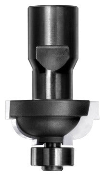 JSO Karnis-Profilfräser mit Hartmetall-Schneiden, massiver M12-Gewindeaufnahme und integriertem 14 mm Anlauflager für industrielle Fräsaggregate.