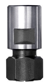 JSO 3-teiliges Spannzangenfutter komplett, bestehend aus Futterkörper mit M12-Innengewinde, geschlitzter Spannzange für 8 mm Schäfte und stabiler Überwurfmutter.