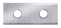 JSO Hartmetall (HW) Wendeplatte 30,0 x 12,0 x 1,5 mm mit 2-Loch-Bohrung im 10er-Pack.