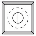 Quadratischer JSO Hartmetall (HW) Vorschneider 14,0 x 14,0 x 2,0 mm mit versenkter Bohrung im 10er-Pack.