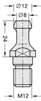 JSO SK 30 Spannzangenfutter mit Anzugschraube Nr. 4 beim präzisen Werkzeugeinsatz auf einer CNC-Fräse im Holzfräsershop.