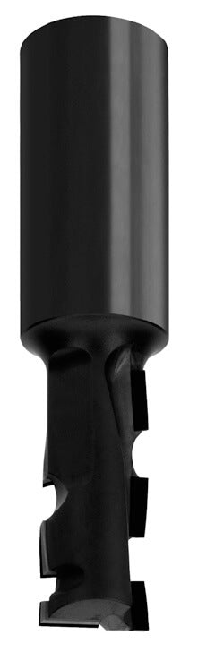 JSO Diamant-Nutfräser DP mit Rechtslauf, 20 mm Durchmesser, 52 mm Nutzlänge, hocheffiziente Schneidenaufteilung Z=1+1 und extrem stabiler 25 mm Schaft.