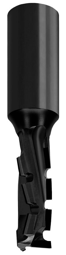 JSO Diastart-DUO Diamant-Nutfräser DP in Linkslauf, 18 mm Durchmesser, 28 mm Nutzlänge, zweischneidig Z=2 und massivem 25 mm Schaft.