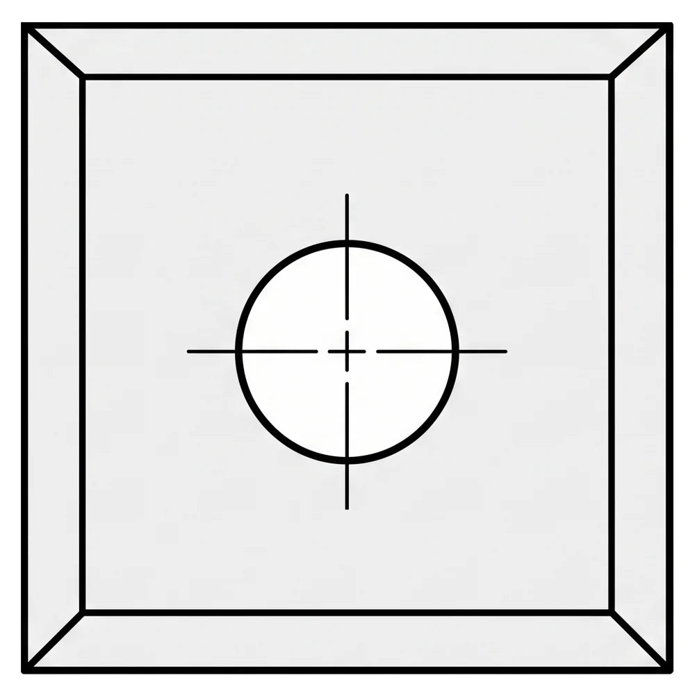 10er-Pack JSO HW01 Wendeplatten 12 x 12 x 1,5 mm mit 1-Loch Fixierung im Holzfräsershop.