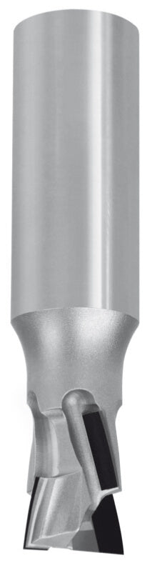 JSO Diatec Diamant-Nutfräser DP mit Linkslauf, 20 mm Durchmesser, 25 mm Nutzlänge, Z=2+2 Schneidenanordnung und massivem 25 mm Schaft.