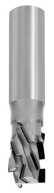 JSO Diatec-Pro-TRIO Diamant-Nutfräser DP mit Rechtslauf, 18 mm Durchmesser, 42 mm Nutzlänge, hocheffizienter Z=3+3 Schneidenanordnung und massivem 25 mm Schaft.