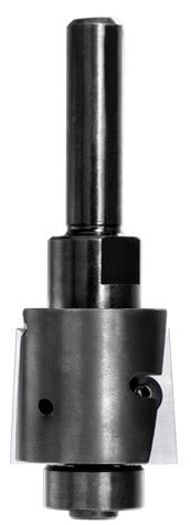 Wendeplatten-Falzfräser Ø 26 mm mit 8 mm Falztiefe, Anlauflager und 6 mm Schaft.