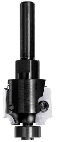 JSO (Unitec) Wendeplatten-Viertelstabfräser mit HW-Wechselmessern, Radius 4 mm, 8 mm Schaft und 14 mm Anlauflager.