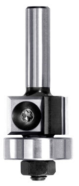JSO Wendeplatten-Bündigfräser 22mm mit 8mm Schaft und stirnseitigem Kugellager – Wechselmesser-System für Profis
