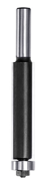 JSO Bündigfräser HW Ø 12,7 x 50mm mit extra langer Nutzlänge und Anlauflager unten im Holzfräsershop.