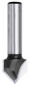 JSO Hartmetall V-Nutfräser 90 Grad, Durchmesser 14 mm mit Aufnahme Schaft 8 mm.