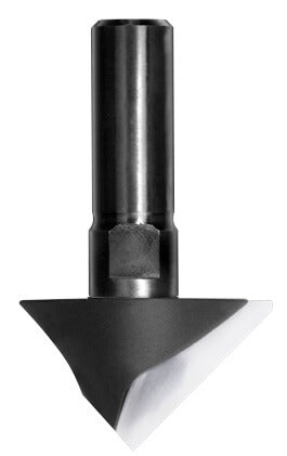 JSO Wendeplatten-V-Nutfräser 90 Grad, Durchmesser 40 mm mit Aufnahme Schaft 12 mm.