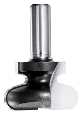 JSO Griffmuldenfräser mit Hartmetall-Schneiden und massivem 12 mm Schaft – schwere Ausführung für vibrationsfreie, breite Griffleisten.