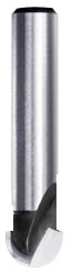 JSO HW-bestückter Hohlkehlfräser, Radius 4 mm, 8 mm Durchmesser und 6 mm Schaft.