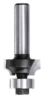 Produktansicht JSO Abrundfräser Radius 3 mm Hartmetall mit stabilem 8 mm Schaft und montiertem 12,7 mm Anlauflager.