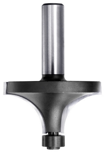 Produktansicht JSO Abrundfräser Radius 20 mm Hartmetall mit massivem 12 mm Schaft und 12 mm Anlauflager.