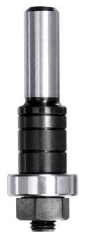 JSO Aufnahmedorn aus Stahl mit 8 mm Schaft, Anlauflager und Zwischenringsatz zur Montage von Scheibennutfräsern.