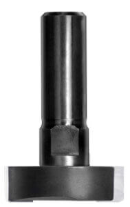 JSO Planfräser HW mit Ø 30 mm, zwei präzisionsgeschliffenen Hartmetallschneiden inklusive Grundschneide und einem massiven 12 mm Schaft.