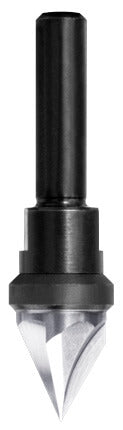 JSO Vollhartmetall V-Nutfräser 60 Grad, Durchmesser 14 mm mit 6 mm Schaft.