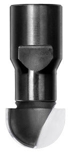 JSO HW-bestückter Hohlkehlfräser mit Radius 9,5 mm und massiver M12-Innengewinde-Aufnahme.
