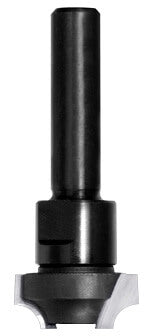 JSO Viertelstabfräser Radius 4 mm mit Hartmetallschneiden, 6 mm Schaft, Ausführung ohne Anlauflager für CNC-Maschinen und Oberfräsen.