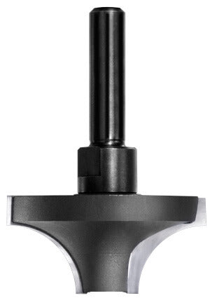 JSO Viertelstabfräser Radius 15 mm mit Hartmetallschneiden, robustem 8 mm Schaft, Ausführung ohne Anlauflager für CNC-Maschinen und schwere Oberfräsen.