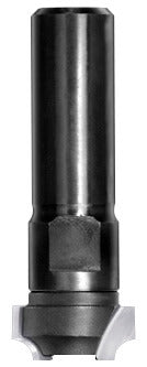 JSO Viertelstabfräser Radius 3 mm mit Hartmetallschneiden, massivem 12 mm Schaft, Ausführung ohne Anlauflager für CNC-Maschinen und professionelle Oberfräsen.