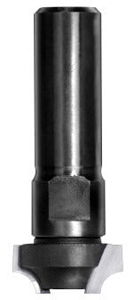 JSO Viertelstabfräser Radius 4 mm mit Hartmetallschneiden, massivem 12 mm Schaft, Ausführung ohne Anlauflager für CNC-Maschinen und professionelle Oberfräsen.
