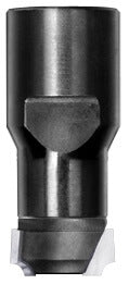 JSO Viertelstabfräser Radius 2 mm mit Hartmetallschneiden und M10 Innengewinde-Aufnahme, Ausführung ohne Anlauflager für stationäre Fräsmaschinen.