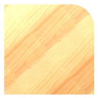 Detailaufnahme einer massiv abgerundeten Holzkante (Radius 12,7 mm) mit Führung durch das 14 mm Kugellager.