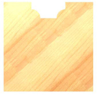 Feine Kantenabrundung mit 5 mm Radius an einer Möbelfront für ein modernes, weiches Design-Finish.