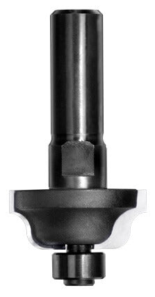JSO Karnis-Profilfräser mit Hartmetall-Schneiden, massivem 12 mm Schaft und integriertem 12 mm Anlauflager für maximale Laufruhe.